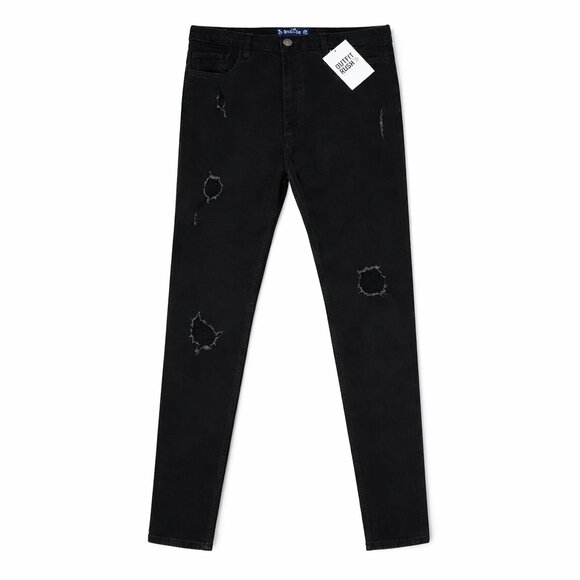 Hollister Black Distressed Skinny Jeans – Women’s Size (Excellent Condition) - Picture 1 of 8